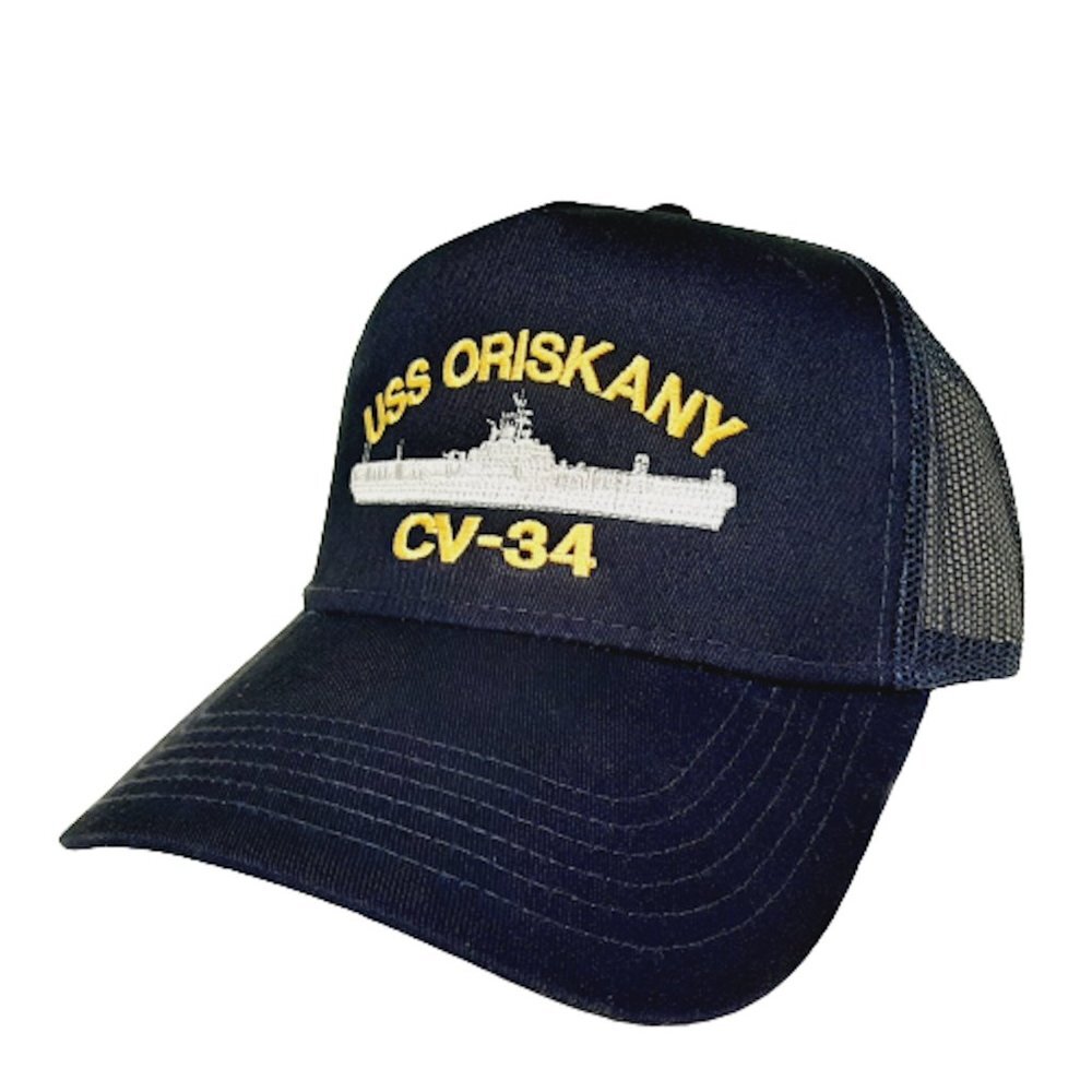 USS Oriskany CV-34 Baseball Cap Hat Mesh Snapback